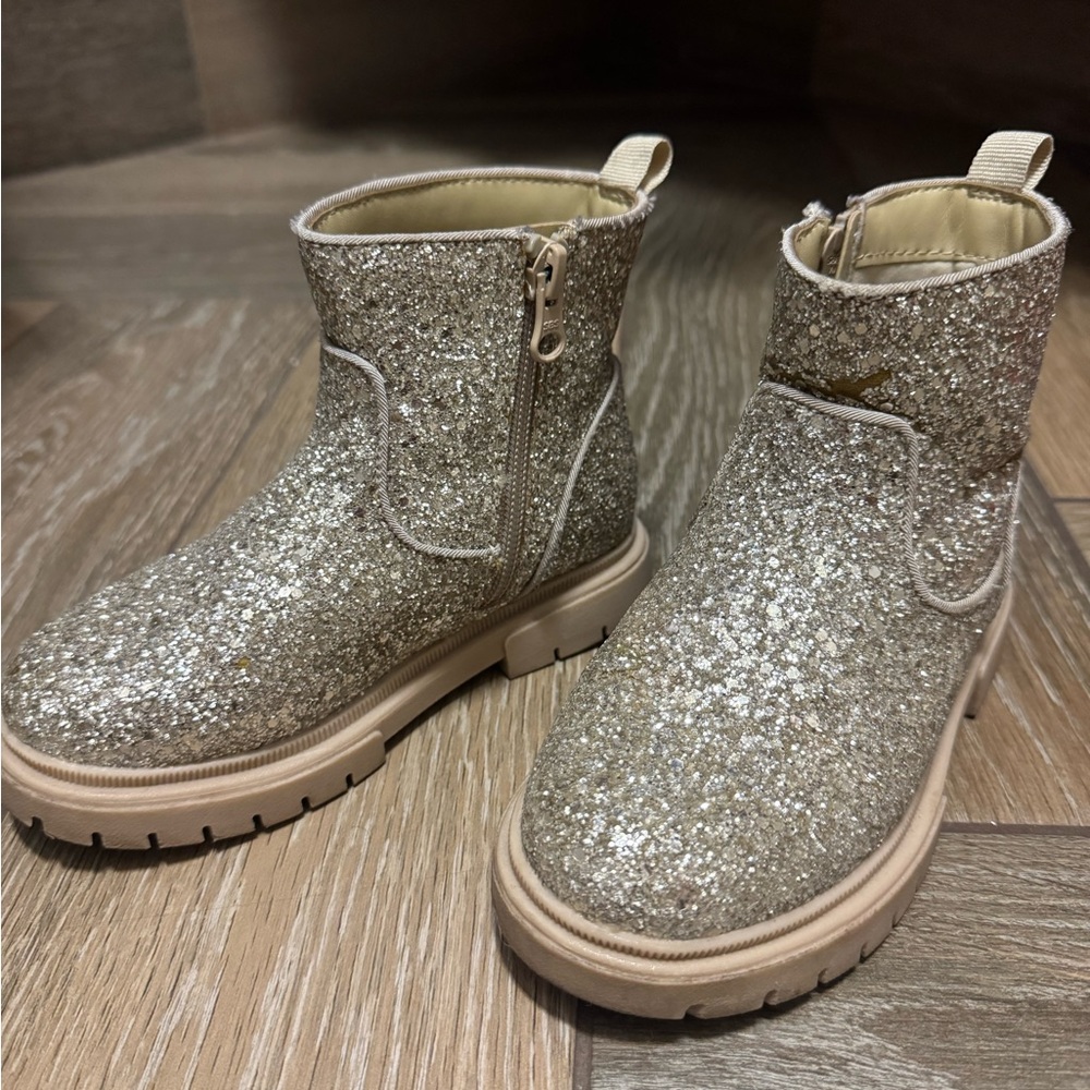 Cat & Jack Glittery Kids Boots